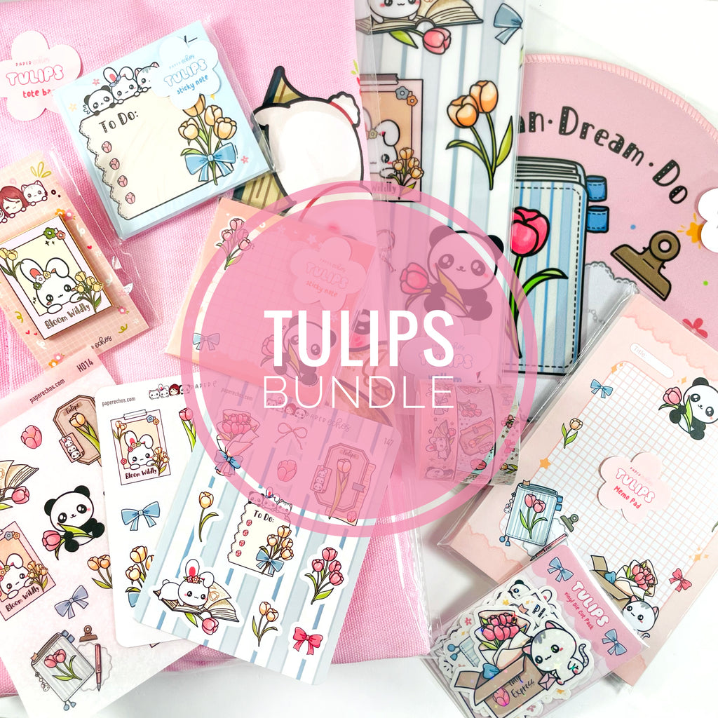 Tulips Theme Bundle - 19 Items-30% off Bundle Discount