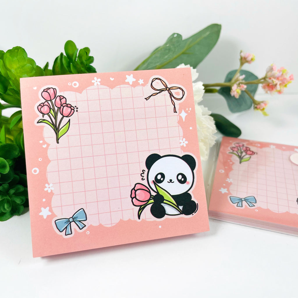 Tulips Sticky Note Pad - 50 Sheets