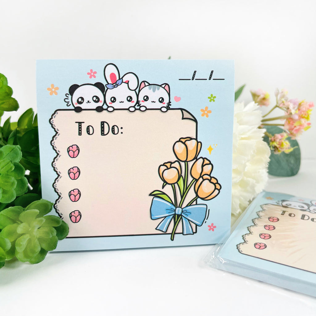 Tulips To Do ListvSticky Note Pad - 50 Sheets