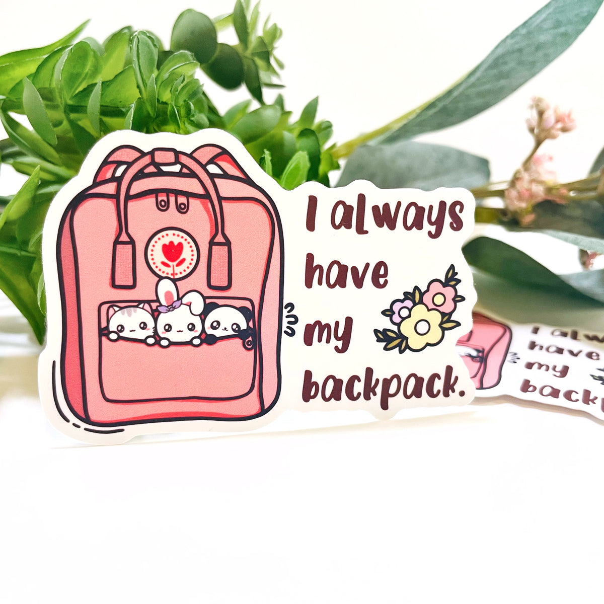 My Backpack Vinyl Die Cut Sticker /D029 | PaperEchos