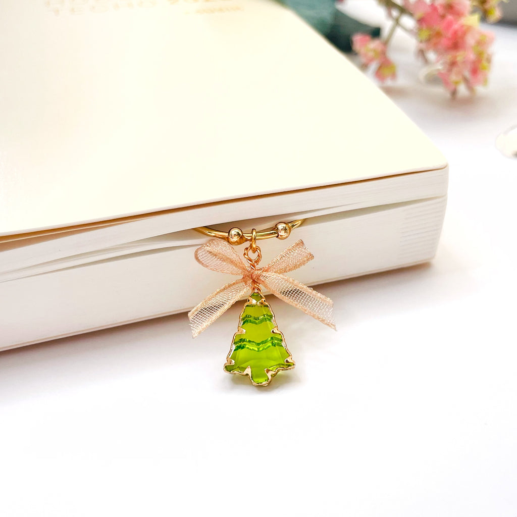 Christmas Trees Planner / Paper Clip Charm