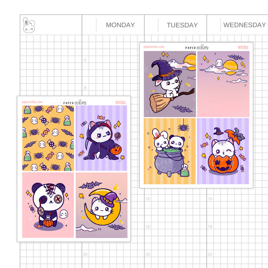Halloween Vertical Weekly Kit - 4 Pages
