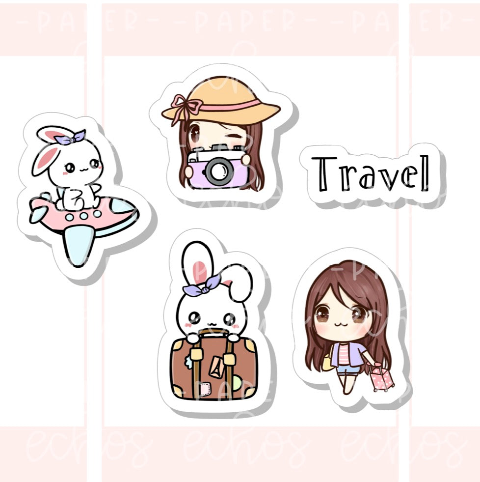 Travel Time Deco Sticker