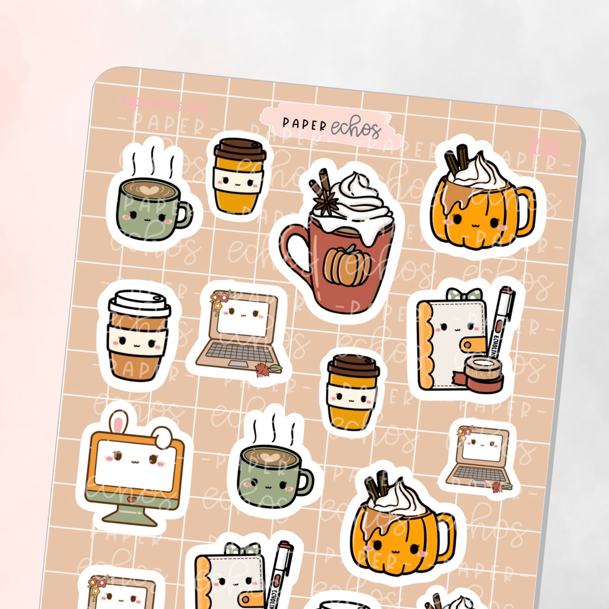 Fall / Autumn Icon Stickers /R074 | PaperEchos