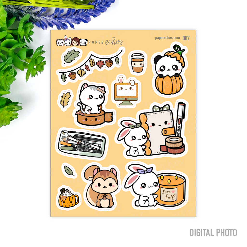 Autumn / Fall Deco Stickers Vol.2