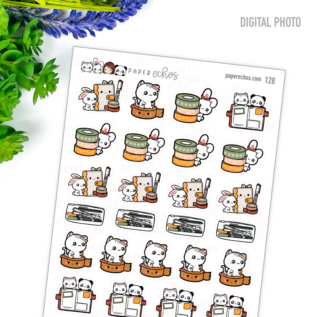 Autumn / Fall Planning Character Stickers