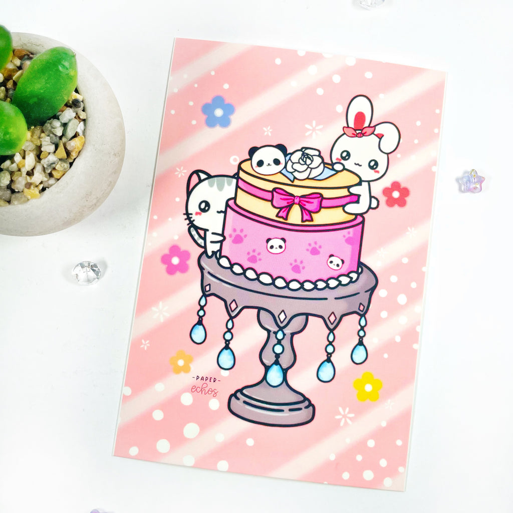 Birthday Cake Journaling Card
