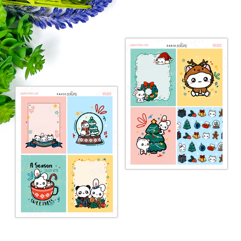 Christmas Vertical Weekly Kit - 4 Pages ( Revamped)