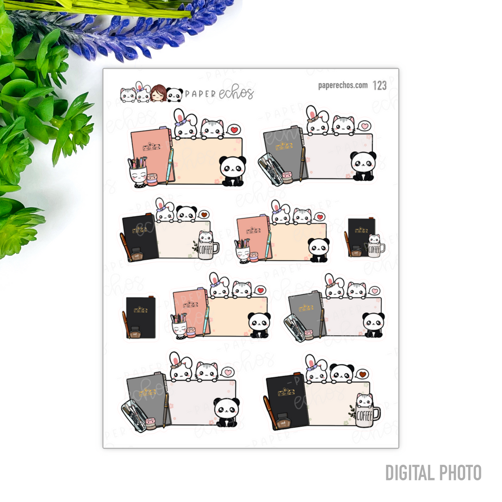 Echo Planner Planning Functional Stickers