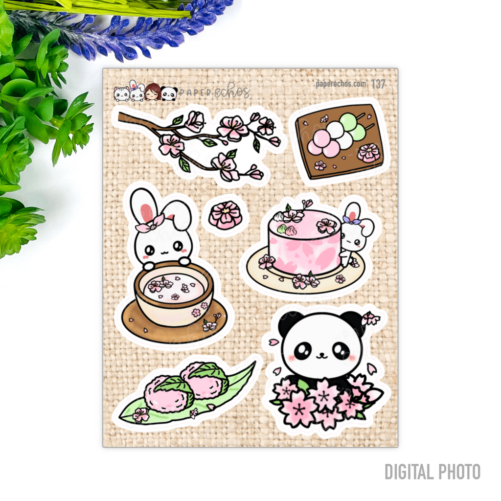Cherry Blossom / Sakura Deco Stickers Vol.1