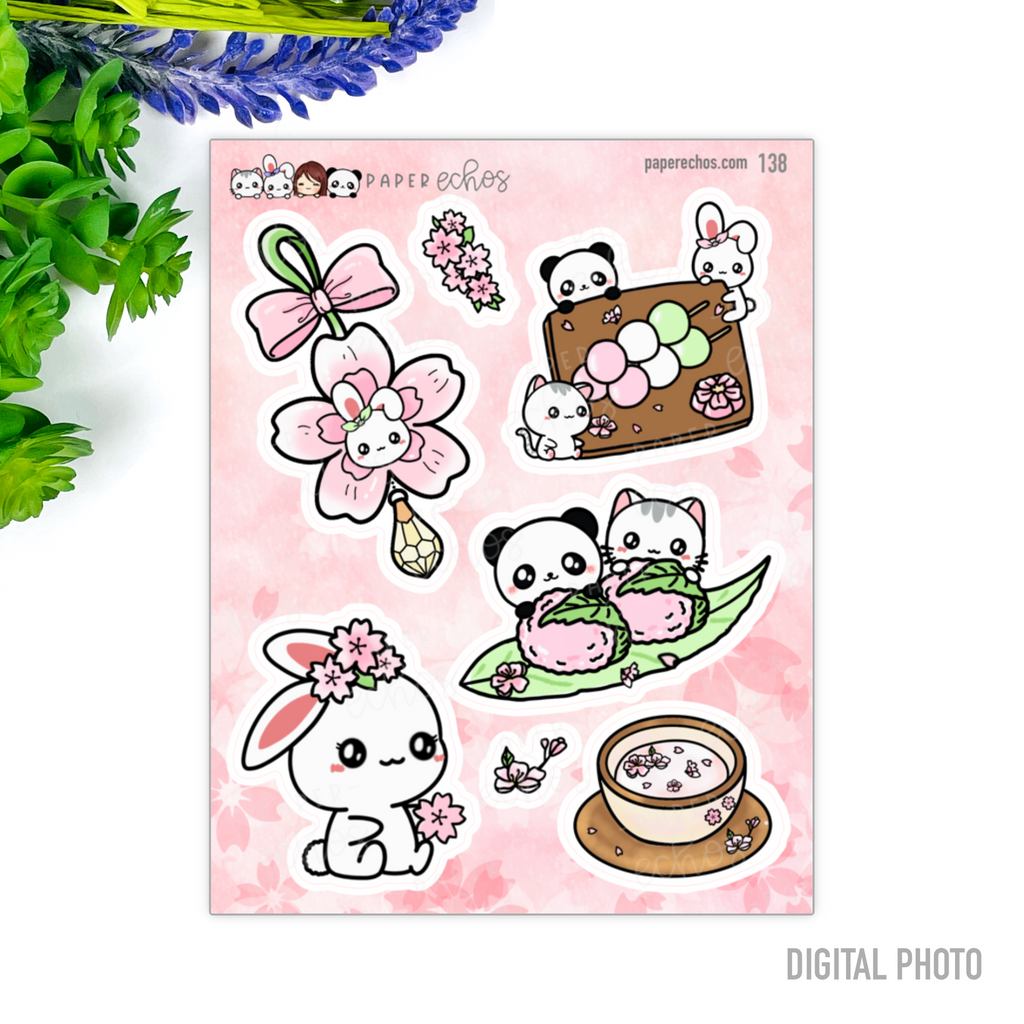 Cherry Blossom / Sakura Deco Stickers Vol.2