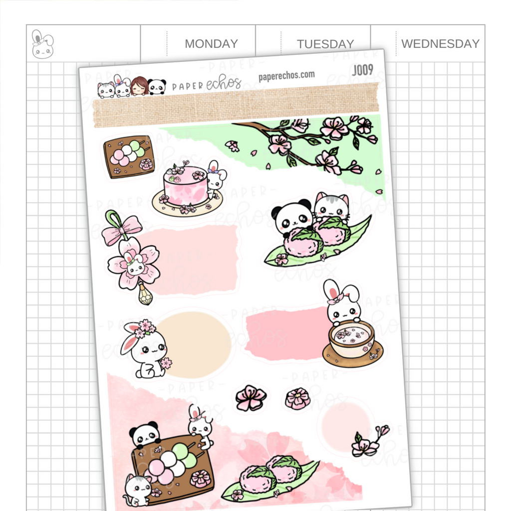 Cherry Blossom / Sakura Journaling Stickers