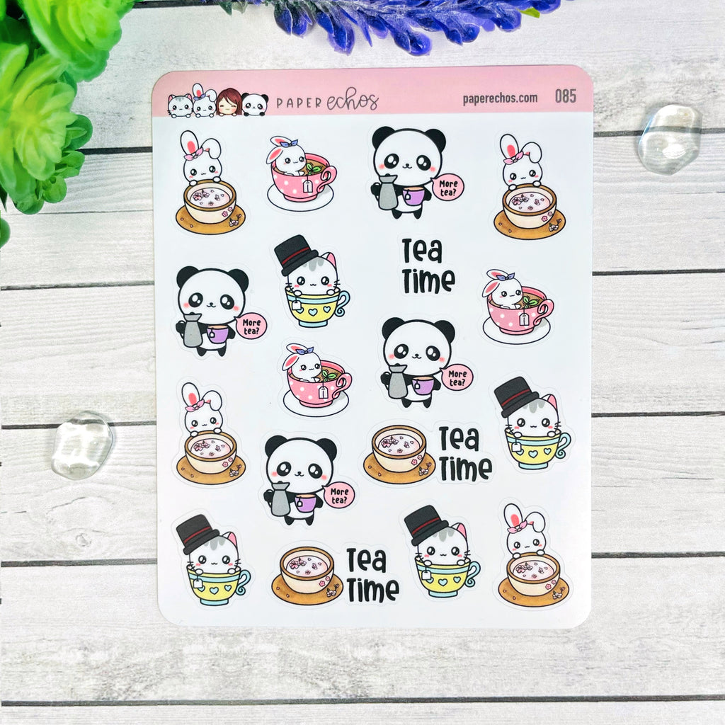 Tea Time Stickers