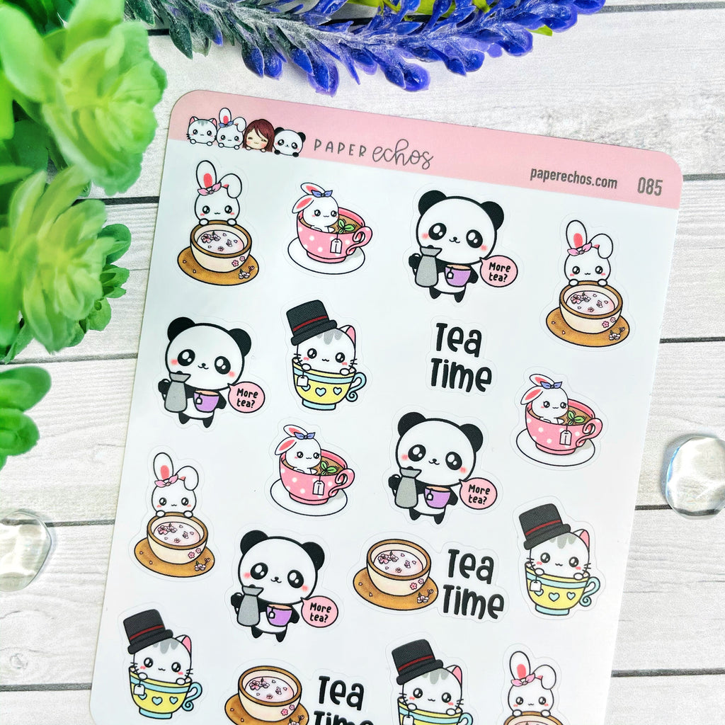 Tea Time Stickers