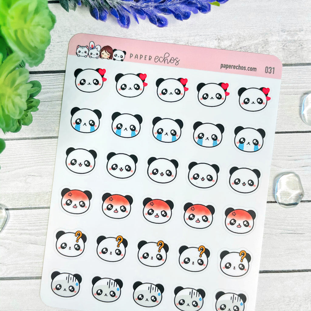 Softy the Panda Emoji Stickers Vol 2.0