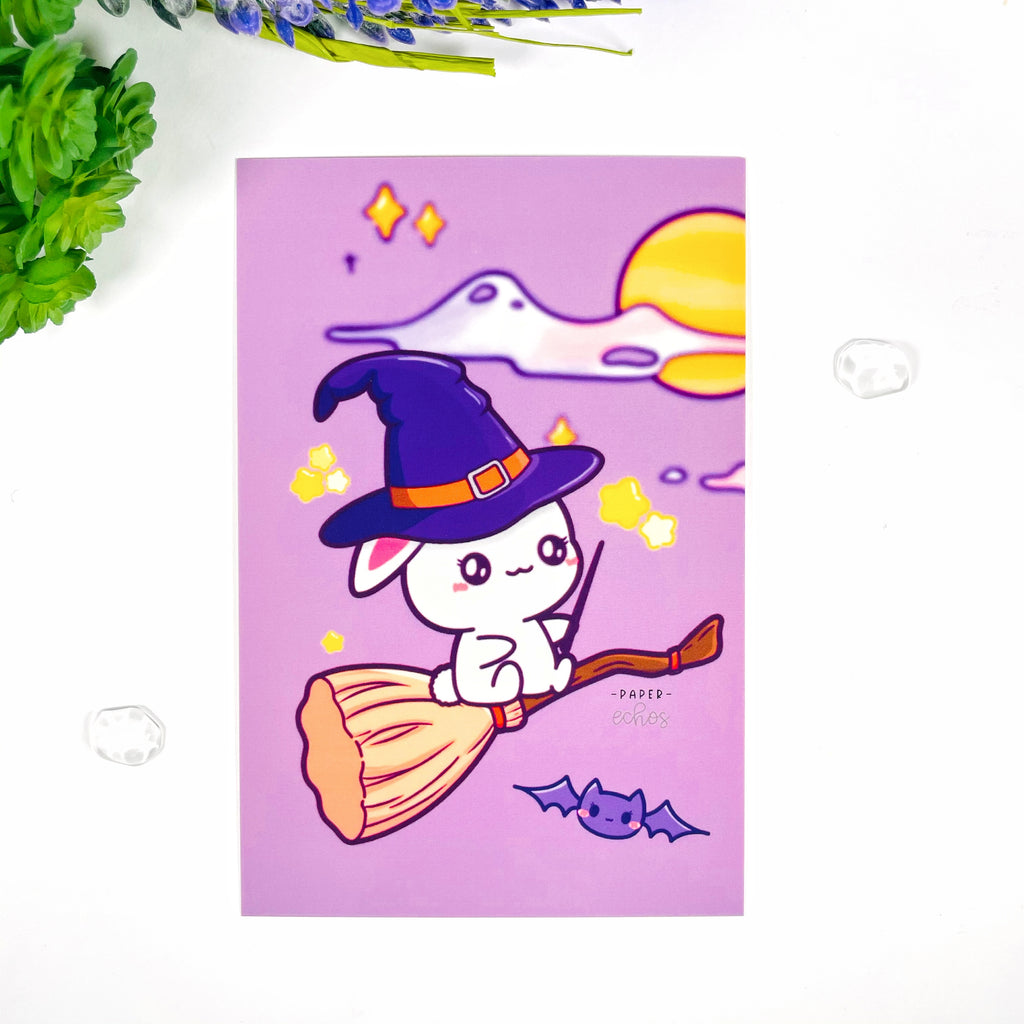 Sugar Bun Witch Journaling Card