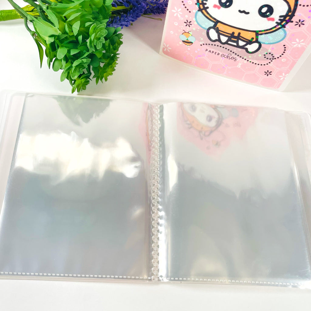 Sushi the Cat Bee Onesie Sticker Storage Album - 60 Top Load Pockets