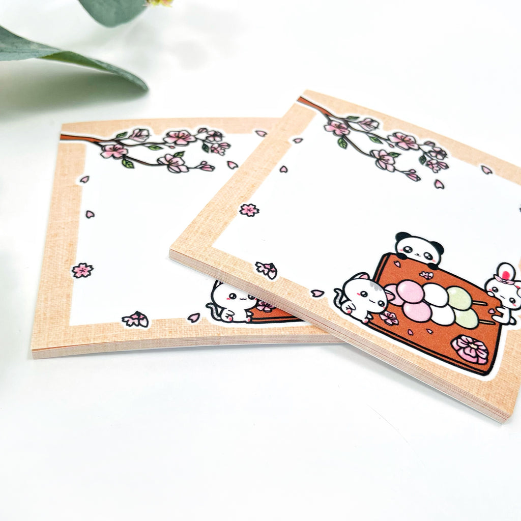 Sakura / Cherry Blossom Sticky Note Pad - 25 Sheets