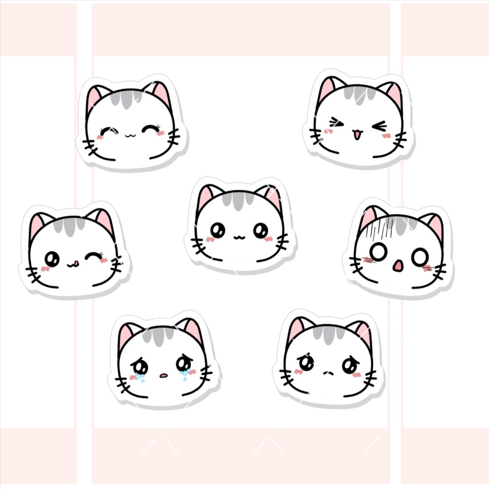 Sushi the Cat Emotion Heads Vol.1